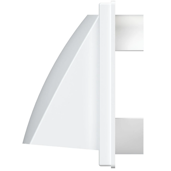 Gura de evacuare murală cu clapetă de sens 15x15 d.125 ASA Era, 3 image