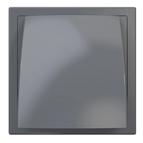 Ieșire de perete cu clapetă antiretur gri 15x15 d.125 ASA Era, 2 image