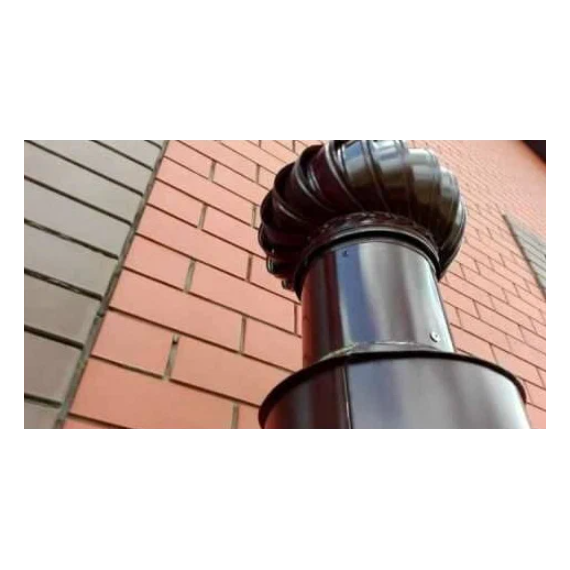 Deflector turbo din metal vopsit Era ТД-120 RAL8017 D120 Brown, 3 image