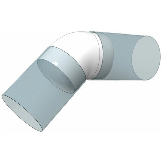 Колено круглое 45° Era 10ККП D100, изображение [1] фото