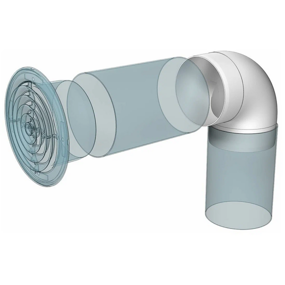 Колено круглое 90° Era 12,5ККП90 D125, изображение [1] фото