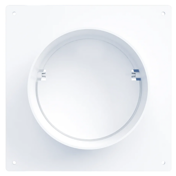 Conector pentru canale rotunde cu placă suprapusă și clapetă de sens Era 12,5SKNPO D125, 2 image