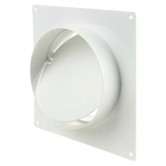 Conector pentru canale rotunde cu placă suprapusă și clapetă de sens Era 12,5SKNPO D125, 3 image