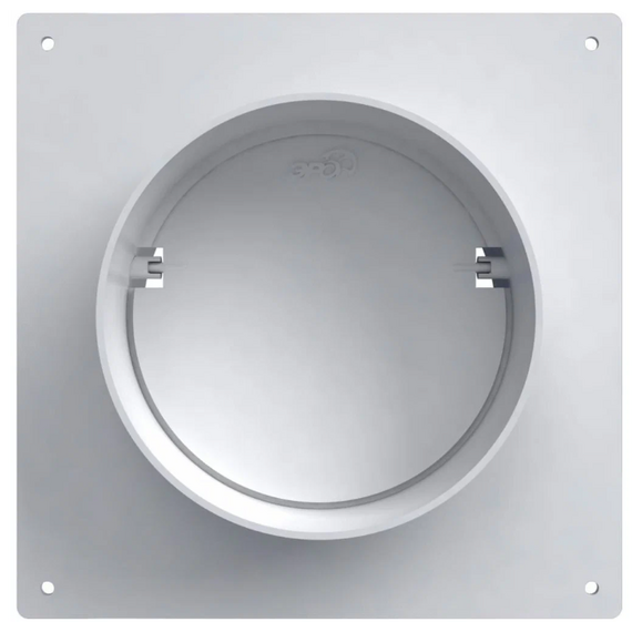 Conector pentru canale rotunde cu placă suprapusă și clapetă de sens Era 12,5SKNPO D125, 4 image