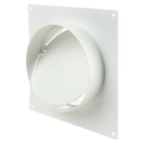 Conector canale rotunde cu placă de acoperire și clapetă antiretur Era 15SKNPO D150, 3 image