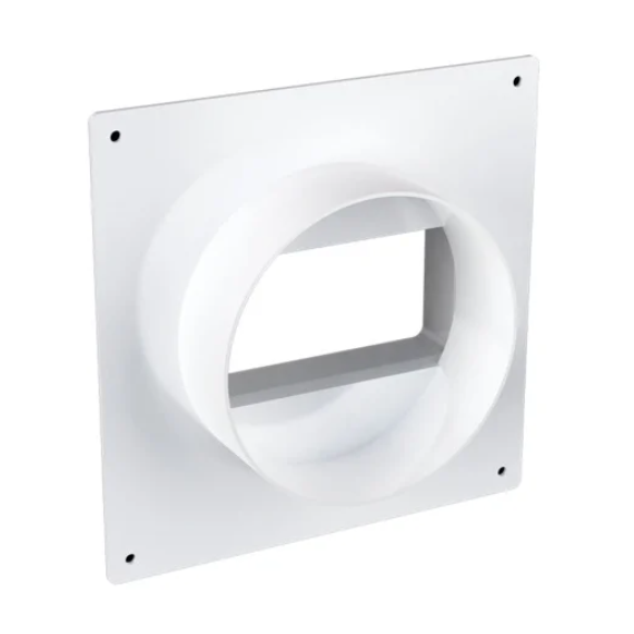 Соединитель плоскиканалов с накладной пластиной и обр.клапаном 5х11 д.100 Эра, изображение [1] фото