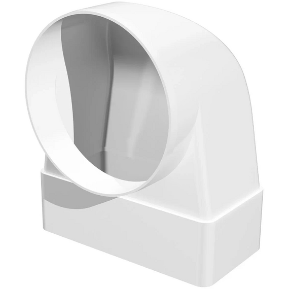 Conector unghiular pentru conductă plană cu distribuitoare Era 511СК10ФП 90° 5,5x11 D100, 2 image