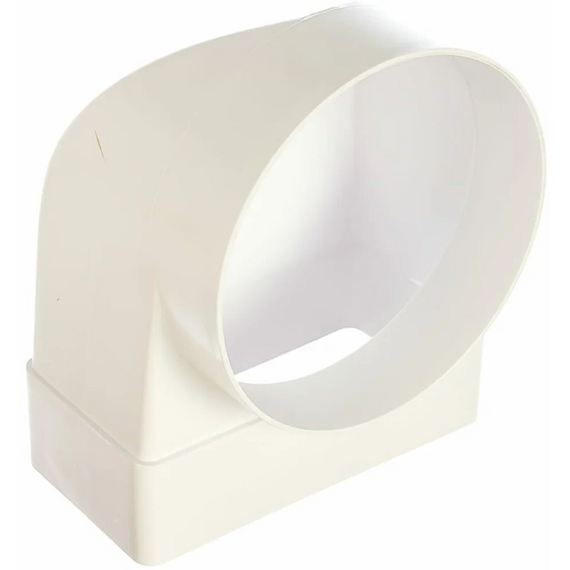 Conector unghiular pentru conductă plană cu distribuitoare Era 511СК10ФП 90° 5,5x11 D100, 4 image