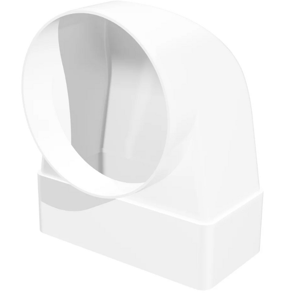 Conector unghiular pentru conductă plană cu distribuitoare Era 612СК10ФП 90° 6x12 D100, 3 image