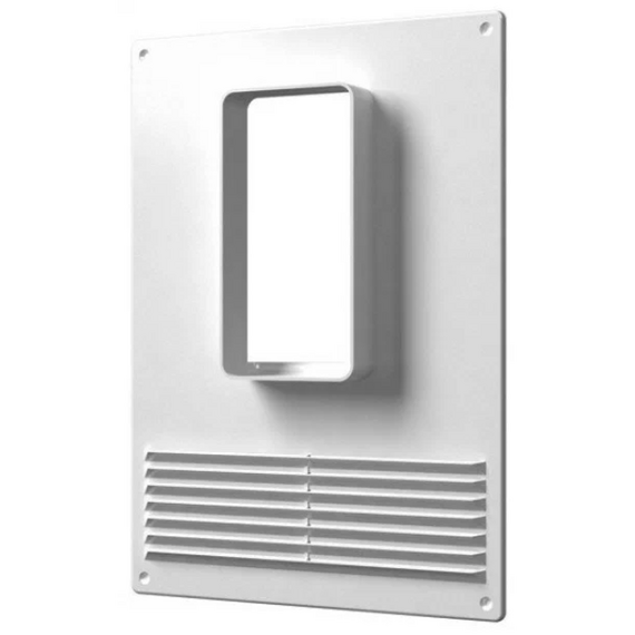 Placă de capăt verticală 205x240 cu flanșă și grilă 60x120 Era 612ПТВР, 2 image