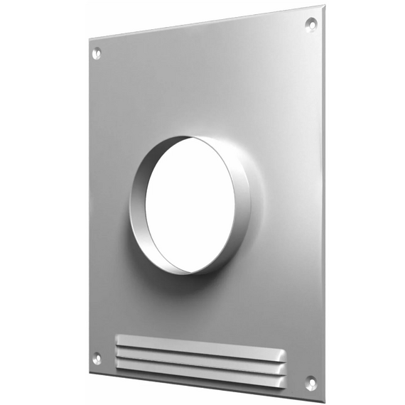 Площадка торцевая с решеткой д.110 метал. эмалир. Эра фото