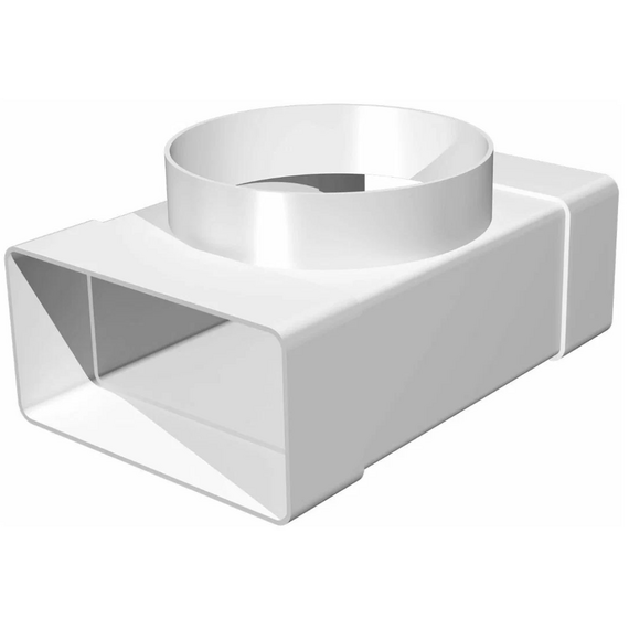 Conector tip T pentru canale plate cu ieșire rotundă Era 620ТФ16П 6х20 D160