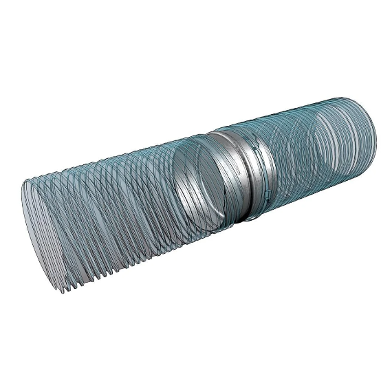 Conector din oțel cu clapetă de reținere Era Pro 100СКЦ D100, 4 image