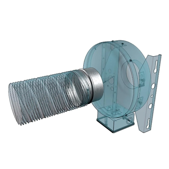 Conector din oțel cu clapetă de reținere Era Pro 160СКЦ D160, 3 image