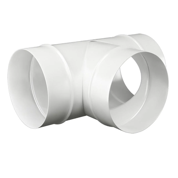 Тройник стальной покрытый эмалью д.125 Эра фото