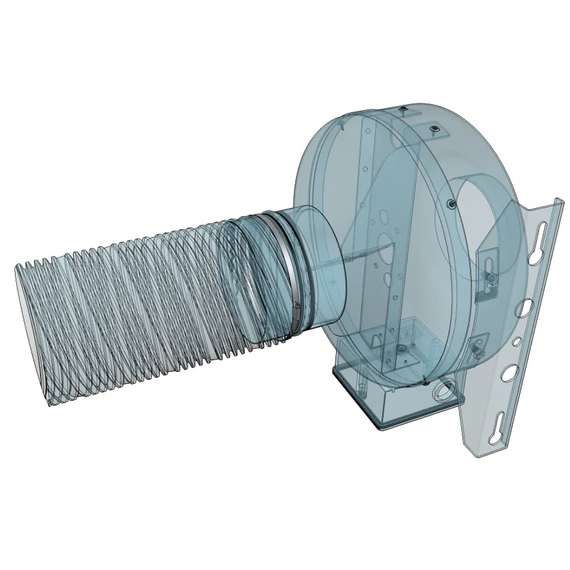 Colier de oțel cu șurub Era D100-120, 3 image