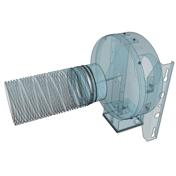 Colier de oțel cu șurub Era D120-140, 3 image