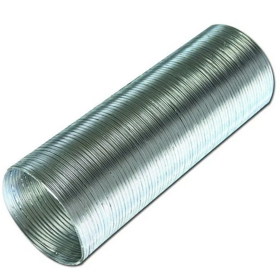 Conductă de aer flexibilă din aluminiu Aluvent 12,5BA AL D125 (3m), 8 image