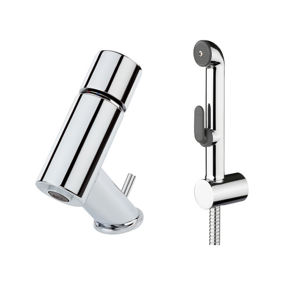 Смеситель для умывальника с ручным душем Oras IL BAGNO ALESSI One фото
