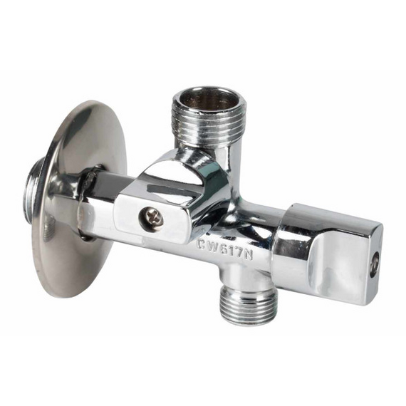 Robinet submersibil cu 2 ieșiri 1/2'' x 3/8'' Genebre