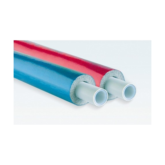 Труба металопласт 16х2,0 - 6mm (красная изоляция) (100m) PEX Blansol, изображение [1] фото
