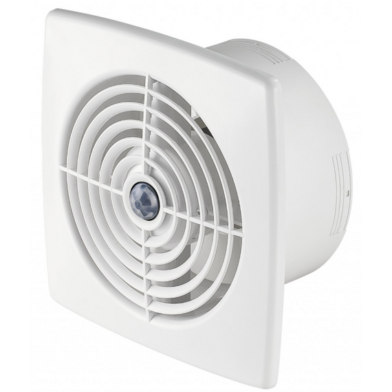 Ventilator de extracție axial cu senzor și temporizator Awenta RETIS WR100H D100 Alb, 2 image