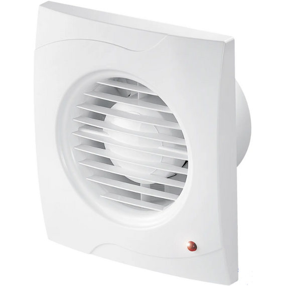 Ventilator de extracție axial cu temporizator Awenta VECCO WV100T D100 Alb