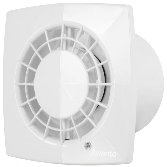 Ventilator de extracție axial cu întrerupător Awenta Vega WGB100W D100 Alb