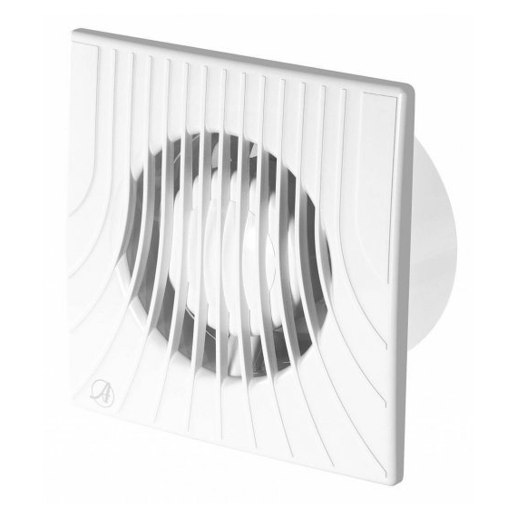 Ventilator axial de extracție cu temporizator Awenta WA100T D100 alb