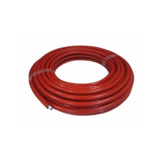 Труба металопласт 20х2,0 - 6mm (красная изоляция) (100m) PEX Blansol фото