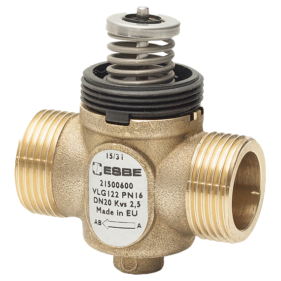 Клапан фанкойла VLG122 PN16 20-4 G3/4 ESBE фото