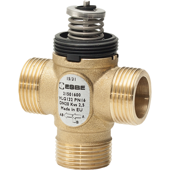 Клапан фанкойла VLG132 PN16 20-4 G3/4 ESBE фото