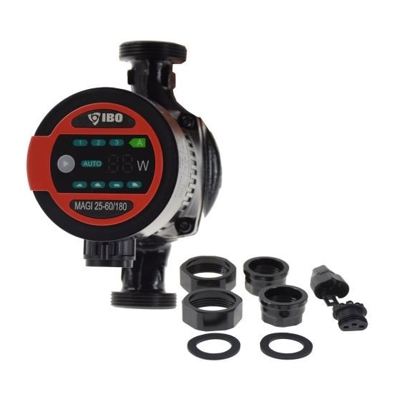 Pompă de circulație eficientă energetic MAGI 25-60/180mm IBO PUMPS, 4 image