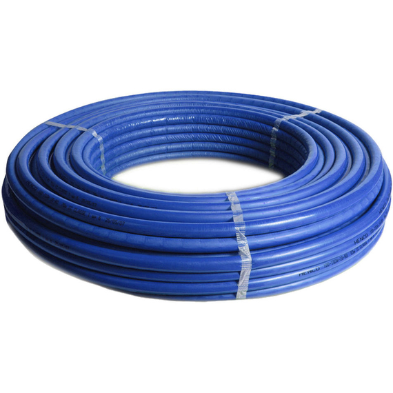 Труба металопласт 26х3,0 - 10mm (синяя изоляция) (50m) PEX Blansol фото