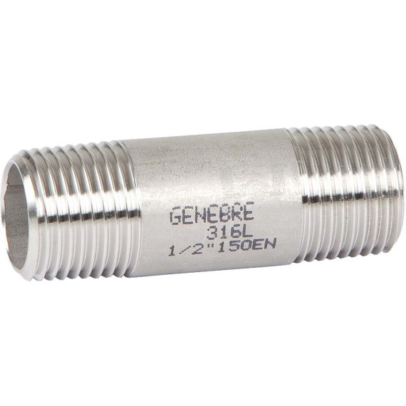 Mufă prelungitoare inox 1"MM *060 mm Genebre