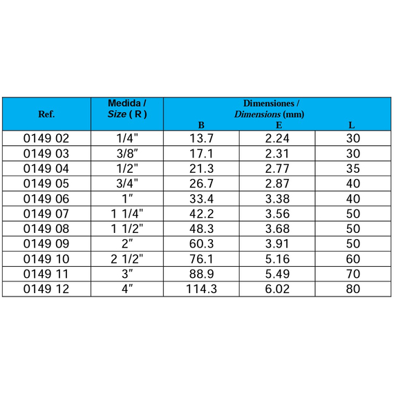 Mufă de sudură inox 1/2'' Genebre, 2 image