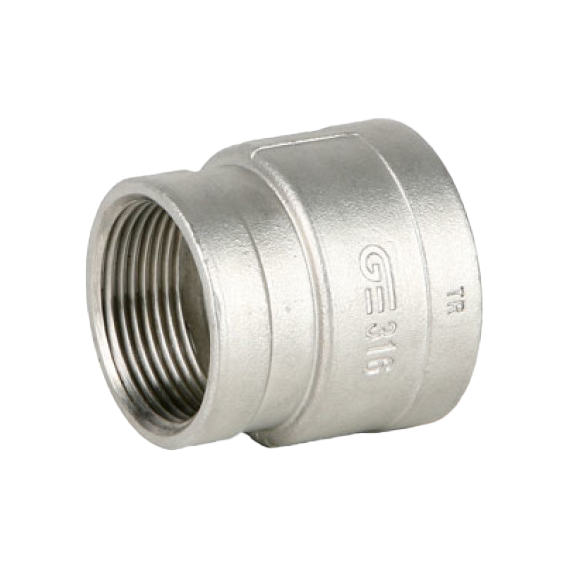 Муфта нержавейка (редукция) 1 1/2"x1" FF Genebre фото