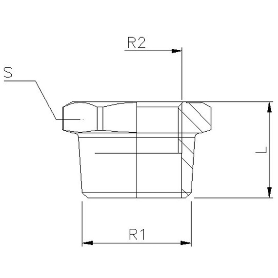 Trecere inox (reducție) 2"x1"1/4 MF Genebre, 3 image