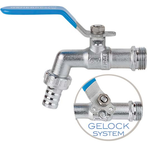 Robinet sferic cu racord "Dachnik" 1/2 * 1/2 Genebre, 2 image