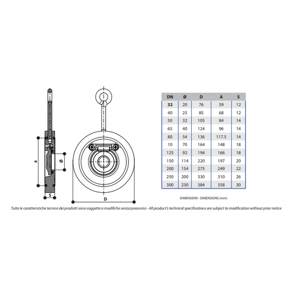 Межфланцевый обратный клапан DN100 AISI316 IVR, изображение [1] фото
