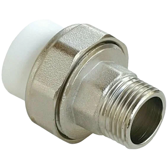 Manșon combinat, 40х1 1/4 M, PN25 (cu cheie) Rosturplast (60/10)