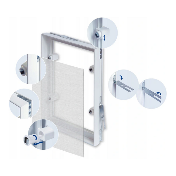 Маскирующая крышка под плитку 25x30 Awenta, изображение [1] фото