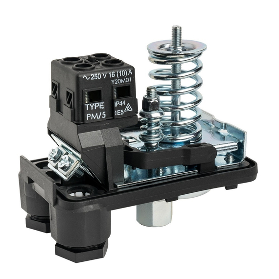 Реле давления PM/5 (1-5 бар) 1/4 F (220V) с шкалой и вращающейся гайкой Italtecnica, изображение [1] фото