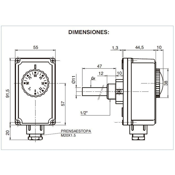 Термостат регулируемый погружной TC_2 IMIT, изображение [1] фото