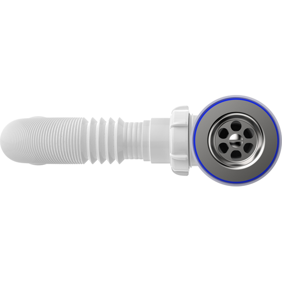 Sifon pentru lavoar 1 1/4" x 40 cu țeavă flexibilă 40x40/50, Aquant, 7 image