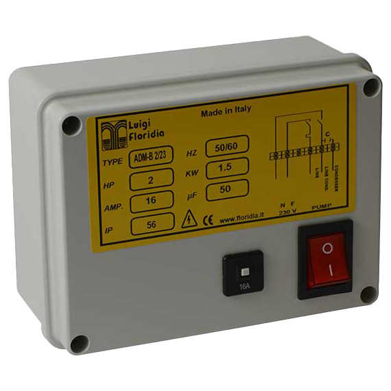 ADM-B 1.5/23 (1.1kW, 1.5HP, 230V) термомагнитн. кнопка FL ( QEM  150) фото