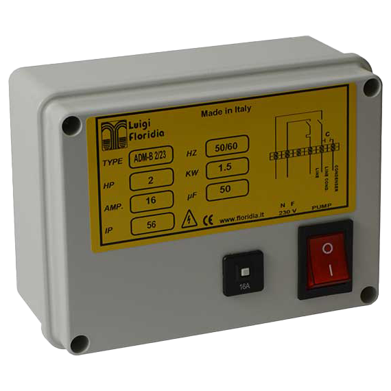 ADM-B 3/23 (2.2kW, 3HP, 230V) термомагнитн. кнопка FL ( QEM 300) фото
