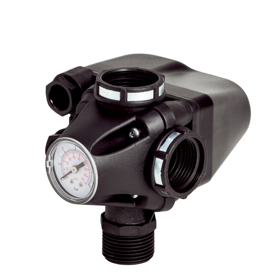 Реле давления PM/5 (1-5 бар) 1/4 F (220V) с шкалой и вращающейся гайкой Italtecnica, изображение [1] фото