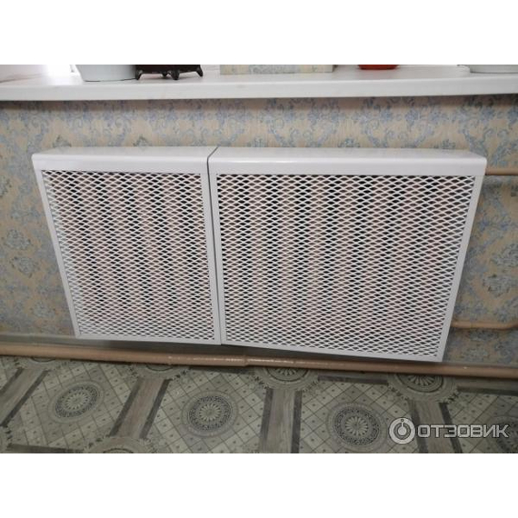 Декоративный металлический экран на радиатор EVECS 5 ДМЭР, изображение [1] фото