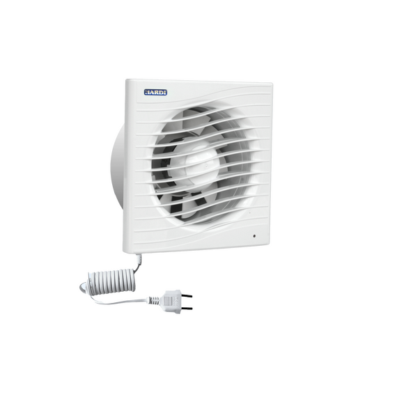 Осевой вытяжной вентилятор с фотоэлементом и таймером Hardi 17х17 D125 N0023 фото